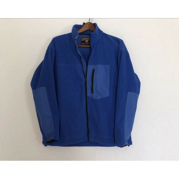 duluth trading fleece jacket large blue - Picture 2 of 5